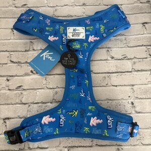 Sassy Woof Ken Barbie Blue Dog Harness Size L NWT